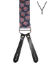 BRACES. Y-Back with Leather Ends. Jocelyn Proust Hakea Laurina Print. 35mm width.-Braces-PEROZ Accessories