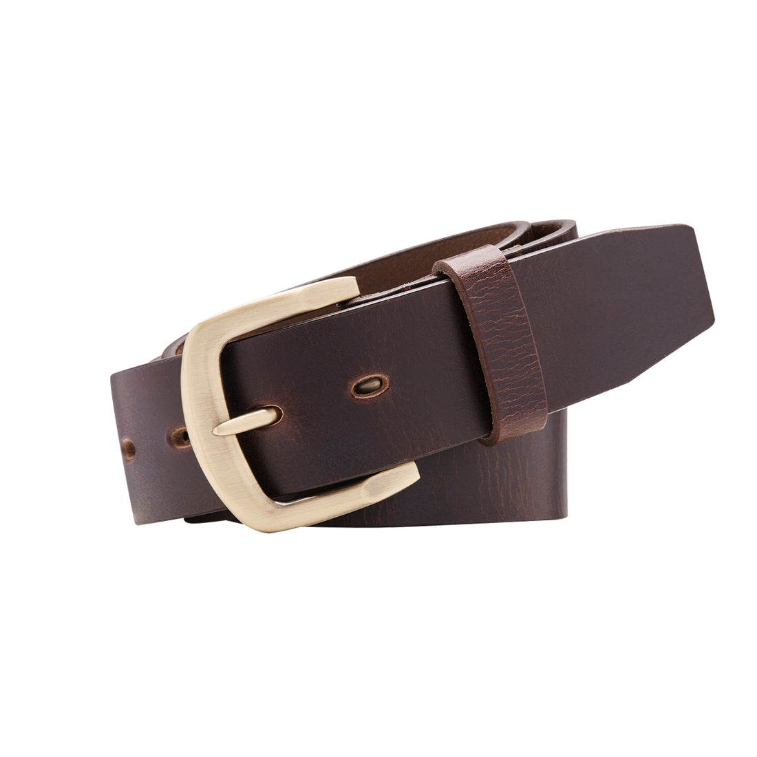 JUMBUCK Brown. Full Grain Natural Leather Belt. 38mm width.-Full Grain Leather Belts-PEROZ Accessories