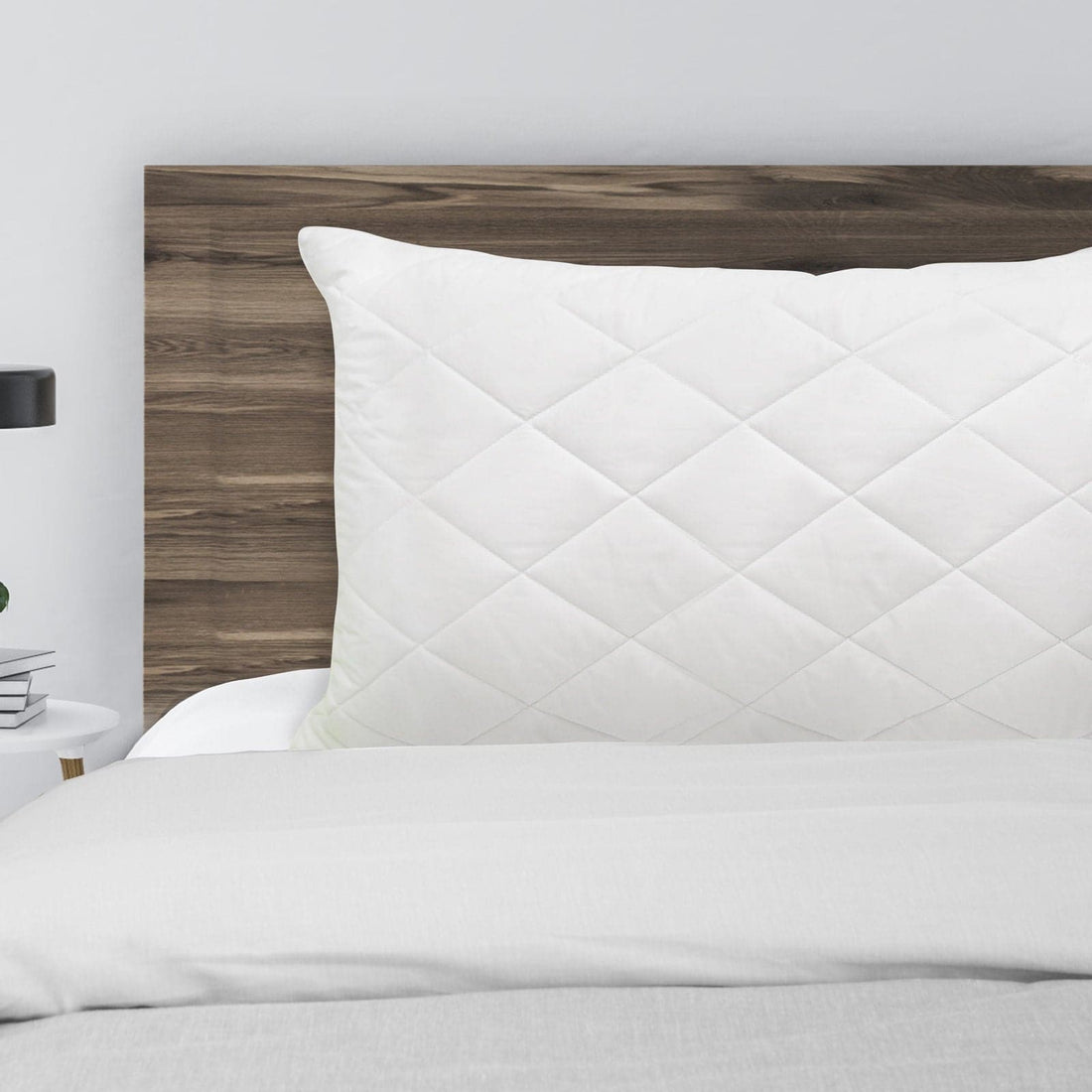 2 x Royal Comfort Pillows Luxury Bamboo Blend Quilted Extra Fill Support-Bedding-PEROZ Accessories