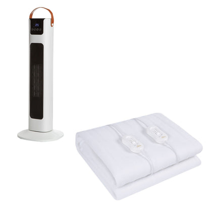 Royal Comfort Winter Warmer Set Comfort Electric Blanket + Pursonic Tower Heater-Heating &amp; Cooling-PEROZ Accessories