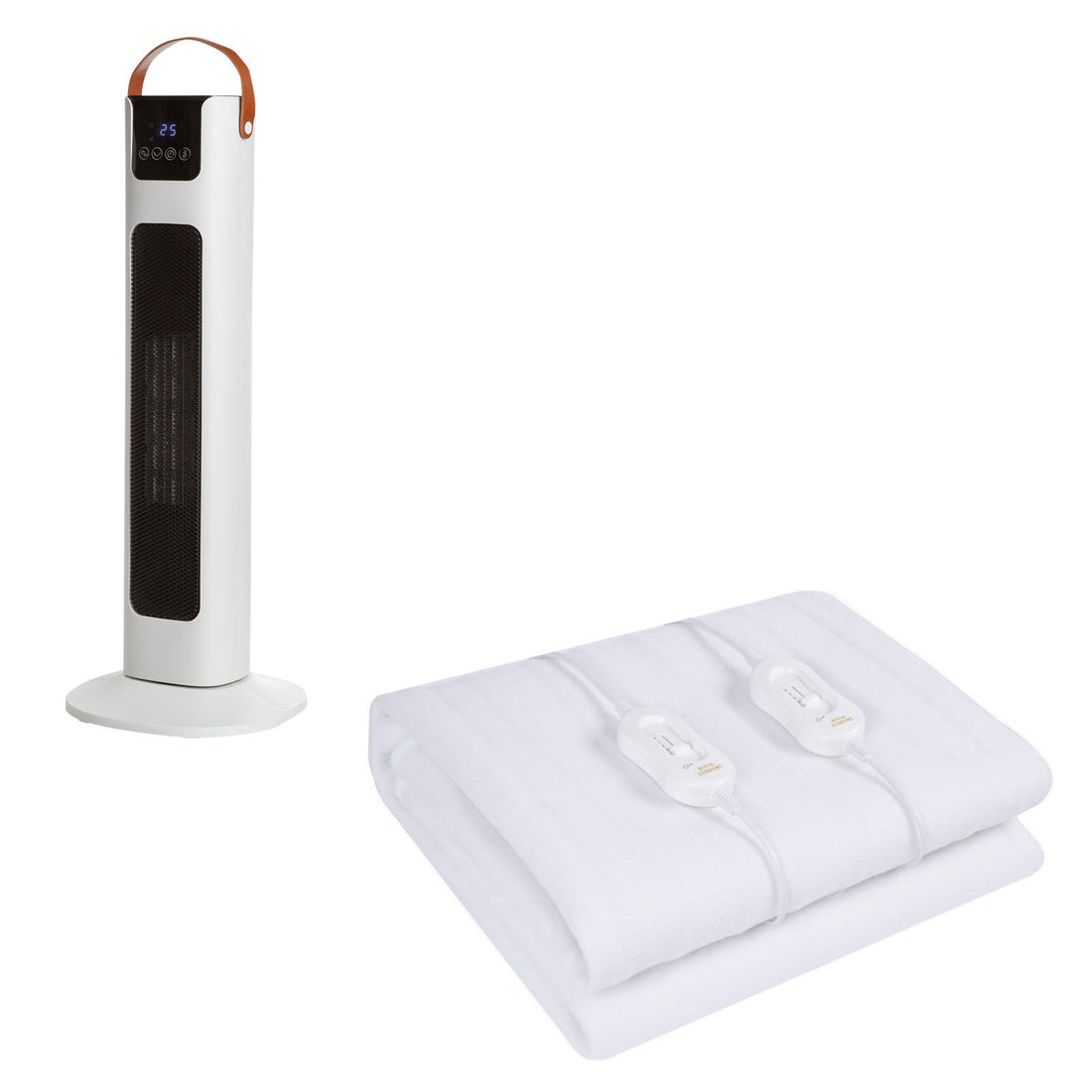 Royal Comfort Winter Warmer Set Comfort Electric Blanket + Pursonic Tower Heater-Heating &amp; Cooling-PEROZ Accessories