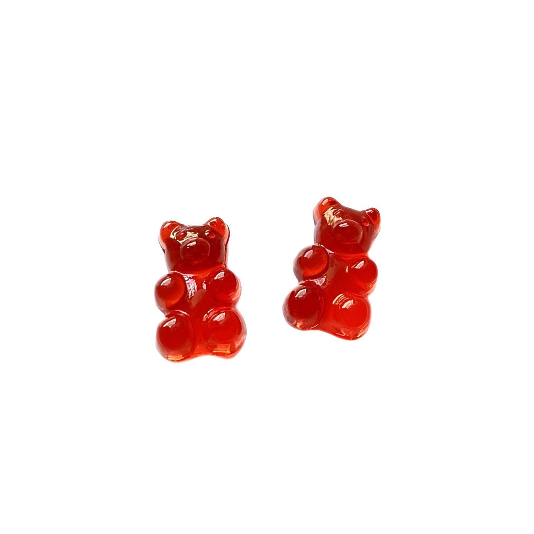 Anykidz 10pcs Red Bear Shoe Charm Accessories Jeans Clogs Pendants Designer Ornament Jibbitz for Crocs-Shoe Charms-PEROZ Accessories