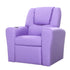 Keezi Kids Recliner Chair Purple PU Leather Sofa Lounge Couch Children Armchair-Baby & Kids > Kid&