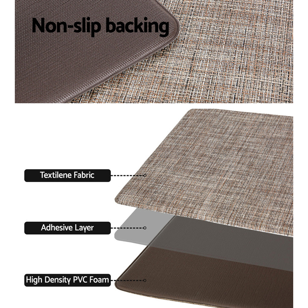 Artiss Kitchen Mat 45x75cm Textilene Floor Rug Carpet Non-slip-Home &amp; Garden &gt; Rugs-PEROZ Accessories