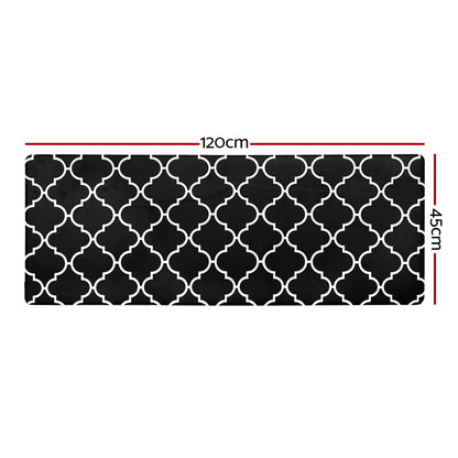 Artiss Kitchen Mat 45x120cm PVC Floor Rug Carpet Non-slip Gina-Home &amp; Garden &gt; Rugs-PEROZ Accessories