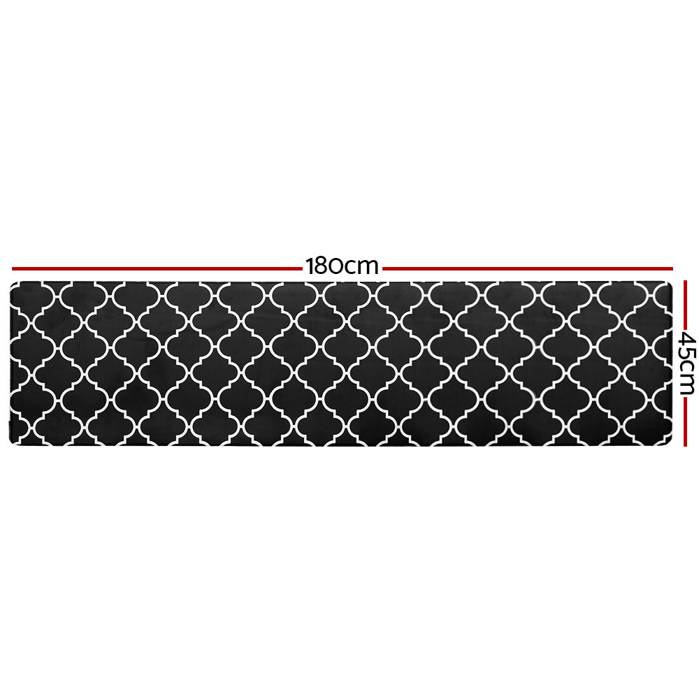 Artiss Kitchen Mat 45x180cm PVC Floor Rug Carpet Non-slip Gina-Home &amp; Garden &gt; Rugs-PEROZ Accessories