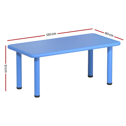 Keezi Kids Table Plastic Square Activity Study Desk 60X120CM-Baby &amp; Kids &gt; Kid&