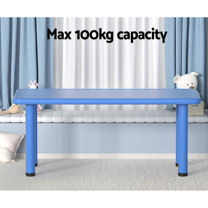 Keezi Kids Table Plastic Square Activity Study Desk 60X120CM-Baby &amp; Kids &gt; Kid&
