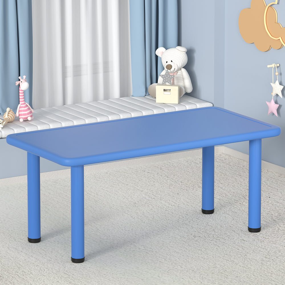 Keezi Kids Table Plastic Square Activity Study Desk 60X120CM-Baby &amp; Kids &gt; Kid&