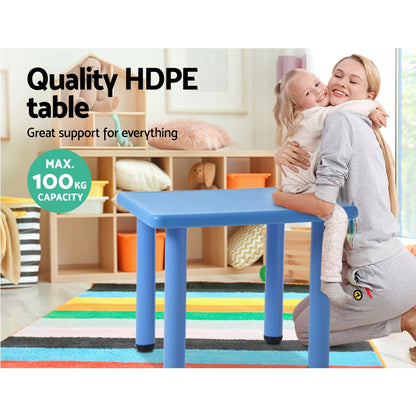 Keezi 60X60CM Kids Children Painting Activity Study Dining Playing Desk Table-Baby &amp; Kids &gt; Kid&
