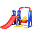 Keezi Kids 3-in-1 Slide Swing with Basketball Hoop Toddler Outdoor Indoor Play-Baby & Kids > Toys-PEROZ Accessories