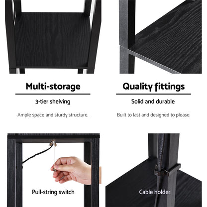 Artiss Floor Lamp Storage Shelf LED Lamps Vintage Standing Reading Light Bedroom-Furniture &gt; Bedroom - Peroz Australia - Image - 7
