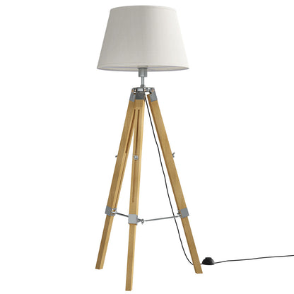 Artiss Floor Lamp Shelf Modern LED Storage Tripod Shelves Stand Room Light-Furniture &gt; Bedroom-PEROZ Accessories