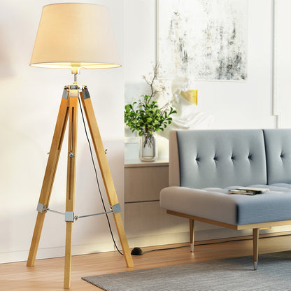 Artiss Floor Lamp Shelf Modern LED Storage Tripod Shelves Stand Room Light-Furniture &gt; Bedroom-PEROZ Accessories