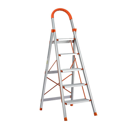 Giantz 5 Step Ladder Multi-Purpose Folding Aluminium Light Weight Non Slip Platform-Tools &gt; Other Tools-PEROZ Accessories