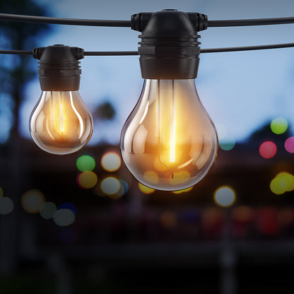 Jingle Jollys 23m Festoon Lights Solar LED String Light Outdoor Christmas Party-Occasions &gt; Christmas-PEROZ Accessories
