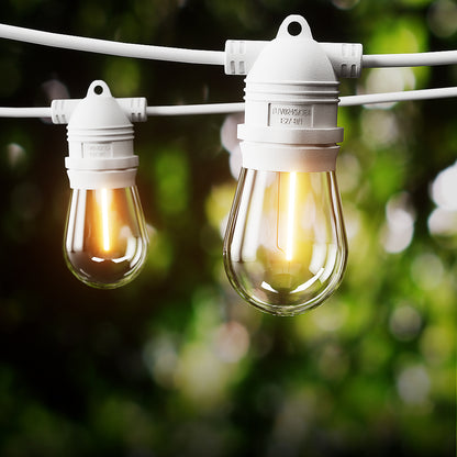 Jingle Jollys 14M Festoon Light Outdoor String Lights Christmas Wedding Party-Occasions &gt; Christmas-PEROZ Accessories
