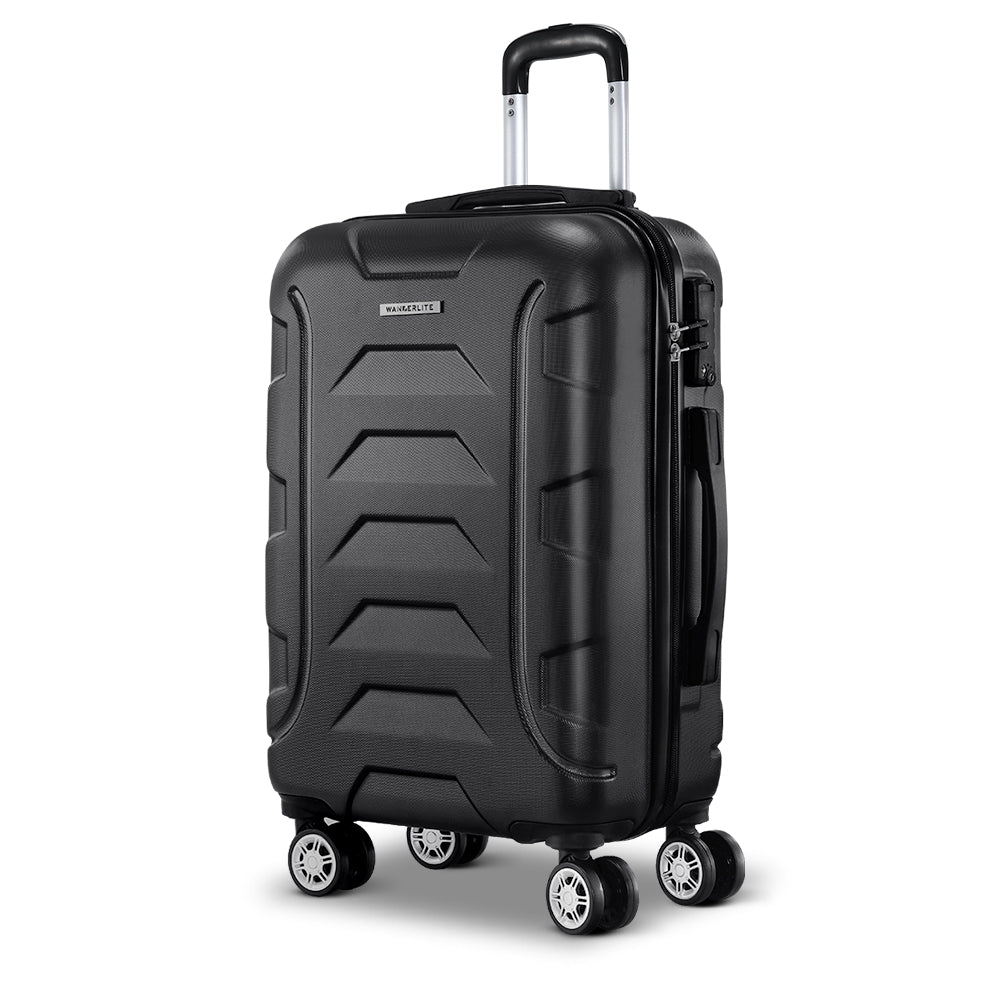 Wanderlite 20&quot; Luggage Travel Suitcase Set Trolley Hard Case Strap Lightweight-Luggage-PEROZ Accessories