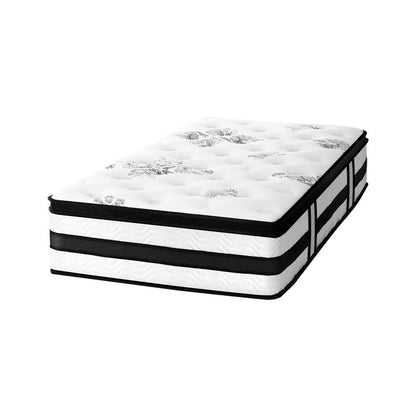 BEDRA BEDDING King Single Mattress Cool Gel Bed Medium Firm Mattress with Pocket Spring 34cm Thickness