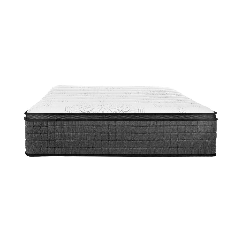 BEDRA BEDDING Latex Foam Mattress Double Bed 9 Zone Pocket Spring 34cm Thickness