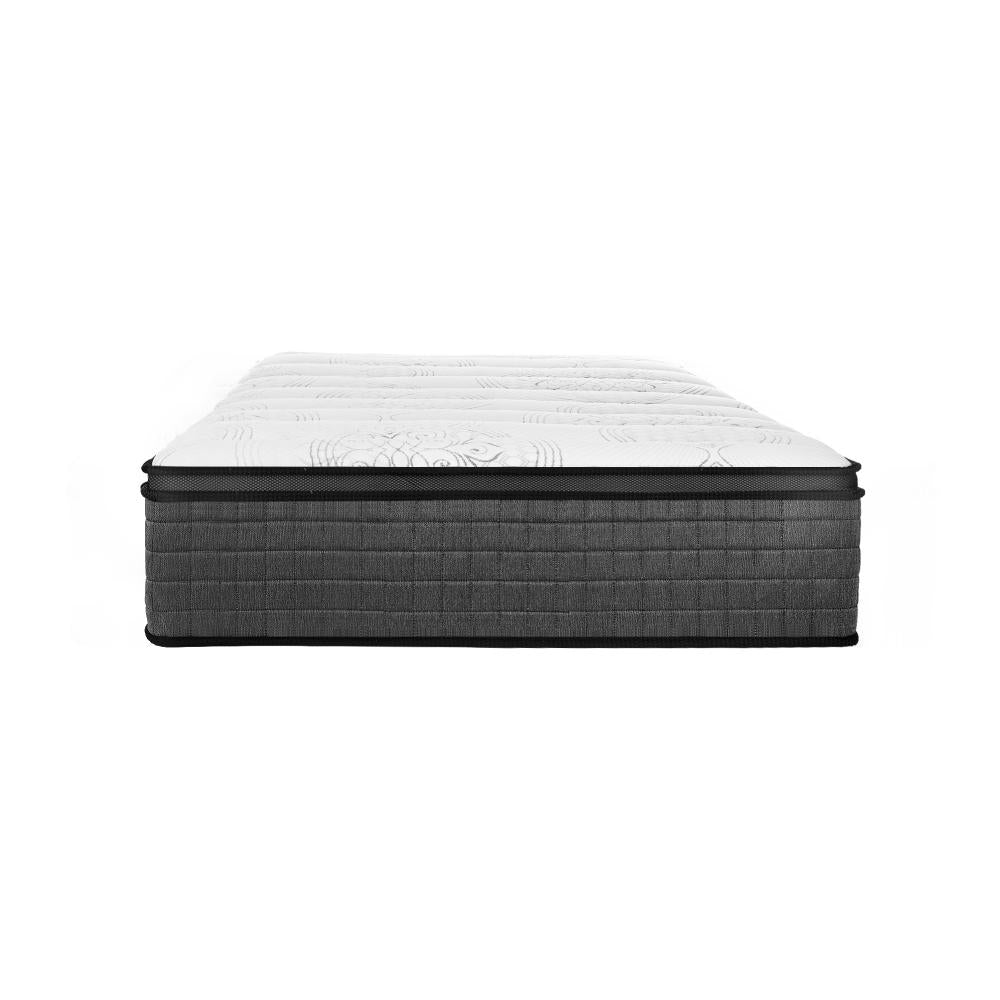 BEDRA BEDDING Latex Foam Mattress Single Bed 9 Zone Pocket Spring 34cm Thickness