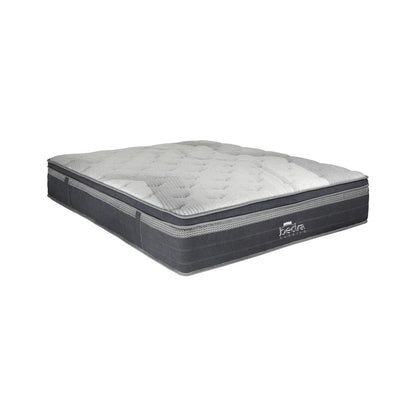 Bedra Queen Mattress Breathable Spring Euro Top Natural Latex Foam 36cm 7 zone-Mattress-PEROZ Accessories