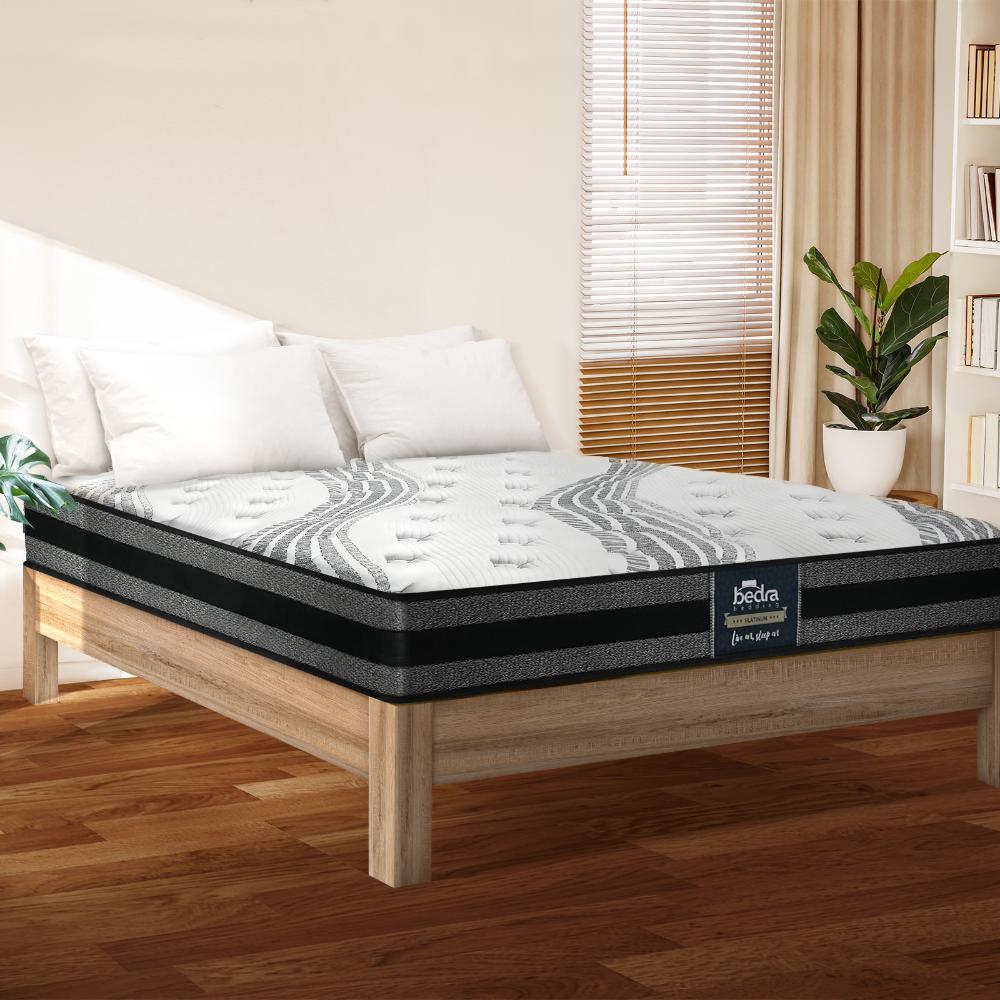 Bedra Double Mattress Breathable Luxury Bed Bonnell Spring Foam Medium 18cm-Mattress-PEROZ Accessories
