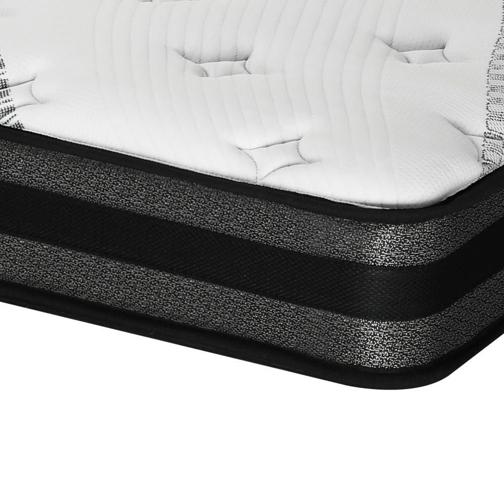 Bedra King Single Mattress Breathable Luxury Bonnell Spring Foam Medium 18cm-Mattress-PEROZ Accessories