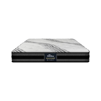 Bedra Queen Mattress Breathable Luxury Bed Bonnell Spring Foam Medium 18cm-Mattress-PEROZ Accessories