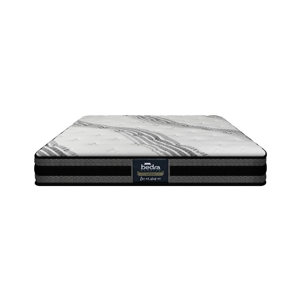Bedra Single Mattress Breathable Luxury Bed Bonnell Spring Foam Medium 18cm-Mattress-PEROZ Accessories