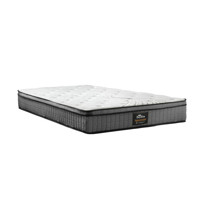 Bedra Single Mattress Bed Spring Mattress 4D Mesh Fabric Euro Top Medium 22cm-Mattress-PEROZ Accessories
