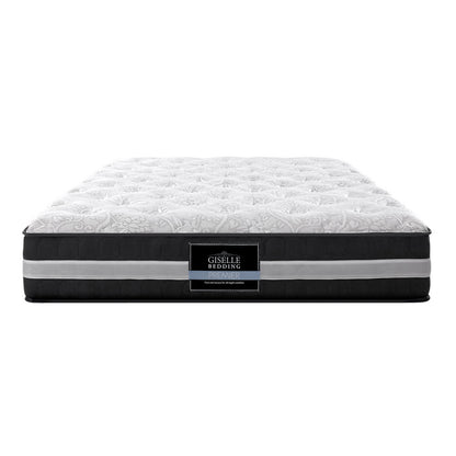 Giselle King Mattress Bed Size 7 Zone Pocket Spring Medium Firm Foam 30cm-Furniture &gt; Mattresses-PEROZ Accessories