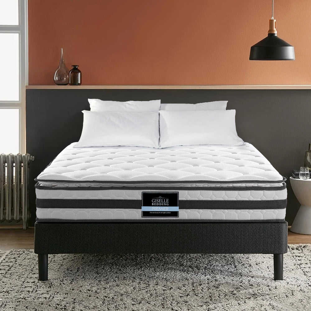 Giselle Bedding Normay Bonnell Spring Mattress 21cm Thick King-Furniture &gt; Mattresses-PEROZ Accessories