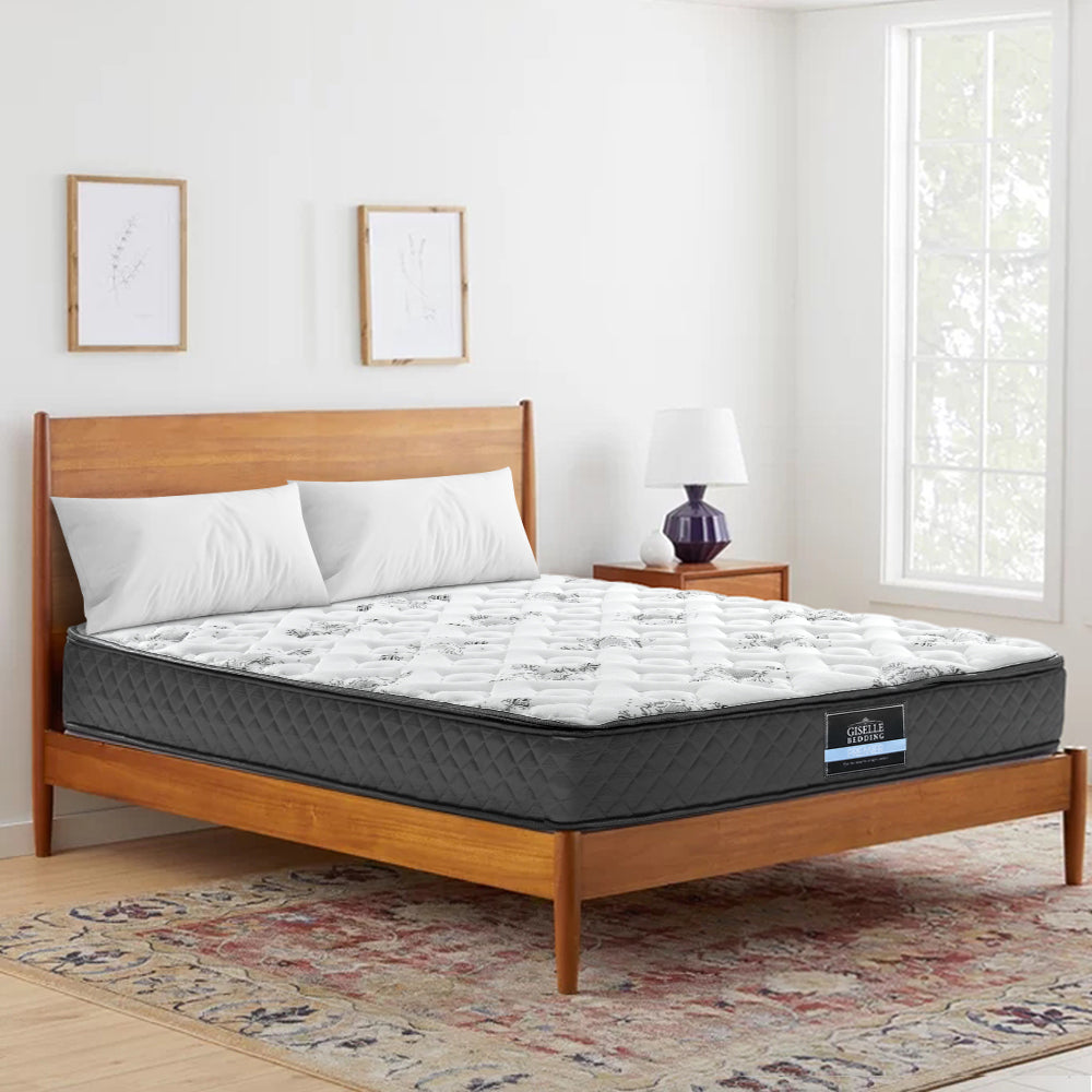 Giselle Bedding Rocco Bonnell Spring Mattress 24cm Thick Double-Furniture &gt; Mattresses-PEROZ Accessories