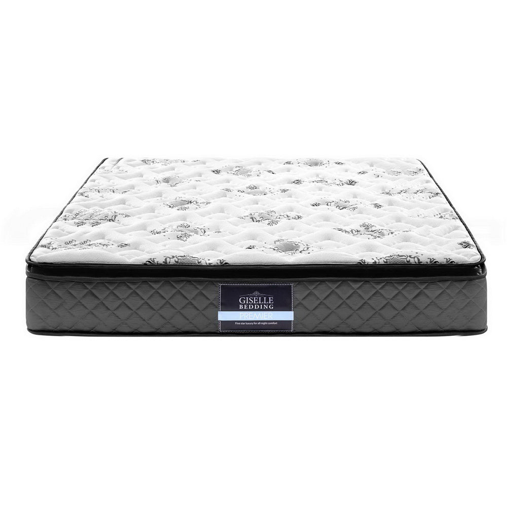 Giselle Bedding Rocco Bonnell Spring Mattress 24cm Thick King-Furniture &gt; Mattresses-PEROZ Accessories