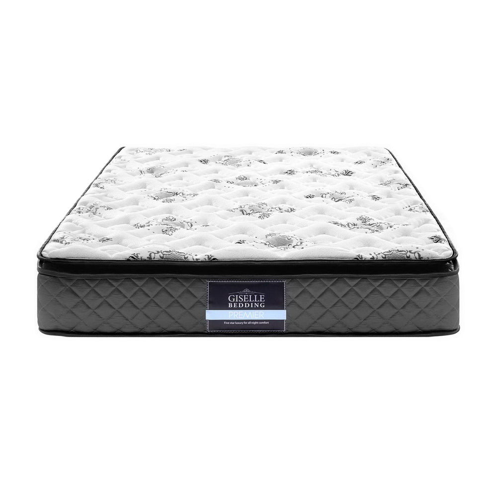 Giselle Bedding Rocco Bonnell Spring Mattress 24cm Thick Single-Furniture &gt; Mattresses-PEROZ Accessories