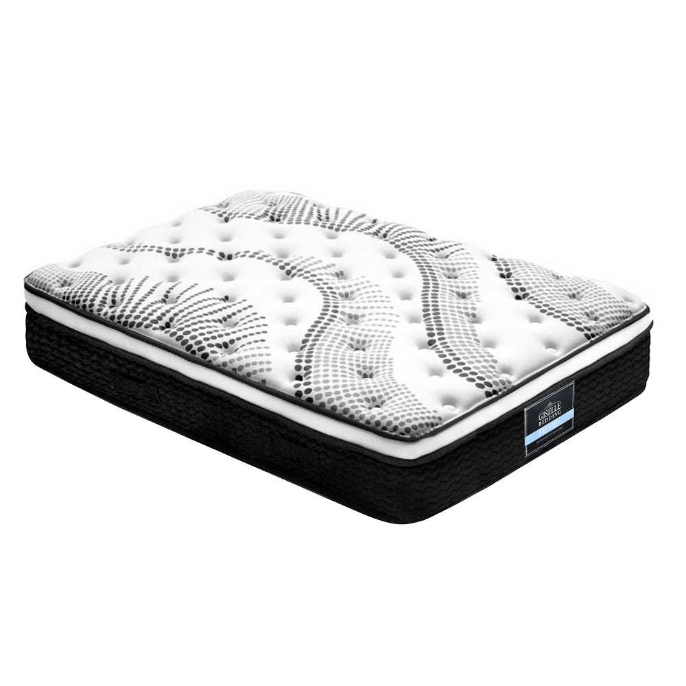 Giselle Bedding Como Euro Top Pocket Spring Mattress 32cm Thick King Single-Furniture &gt; Mattresses-PEROZ Accessories