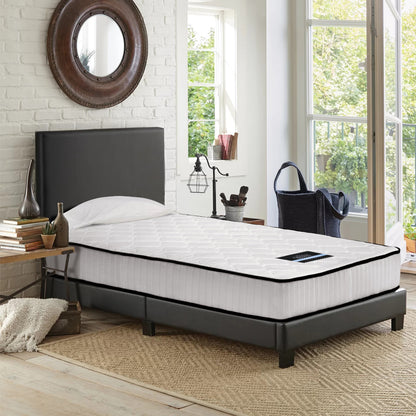 Giselle Bedding Peyton Pocket Spring Mattress 21cm Thick Single-Furniture &gt; Mattresses-PEROZ Accessories