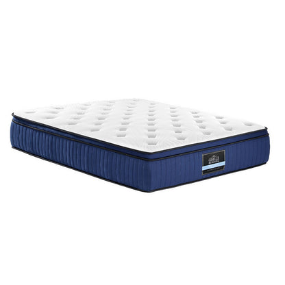 Giselle Bedding Franky Euro Top Cool Gel Pocket Spring Mattress 34cm Thick King-Furniture &gt; Mattresses-PEROZ Accessories