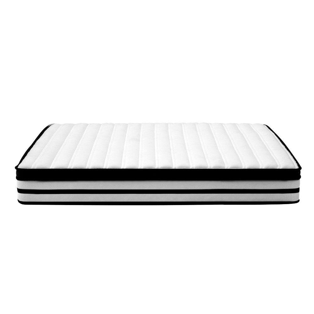 Giselle KING Mattress Size Bed Euro Top 5 Zone Pocket Spring Plush Foam 27CM-Furniture &gt; Mattresses-PEROZ Accessories