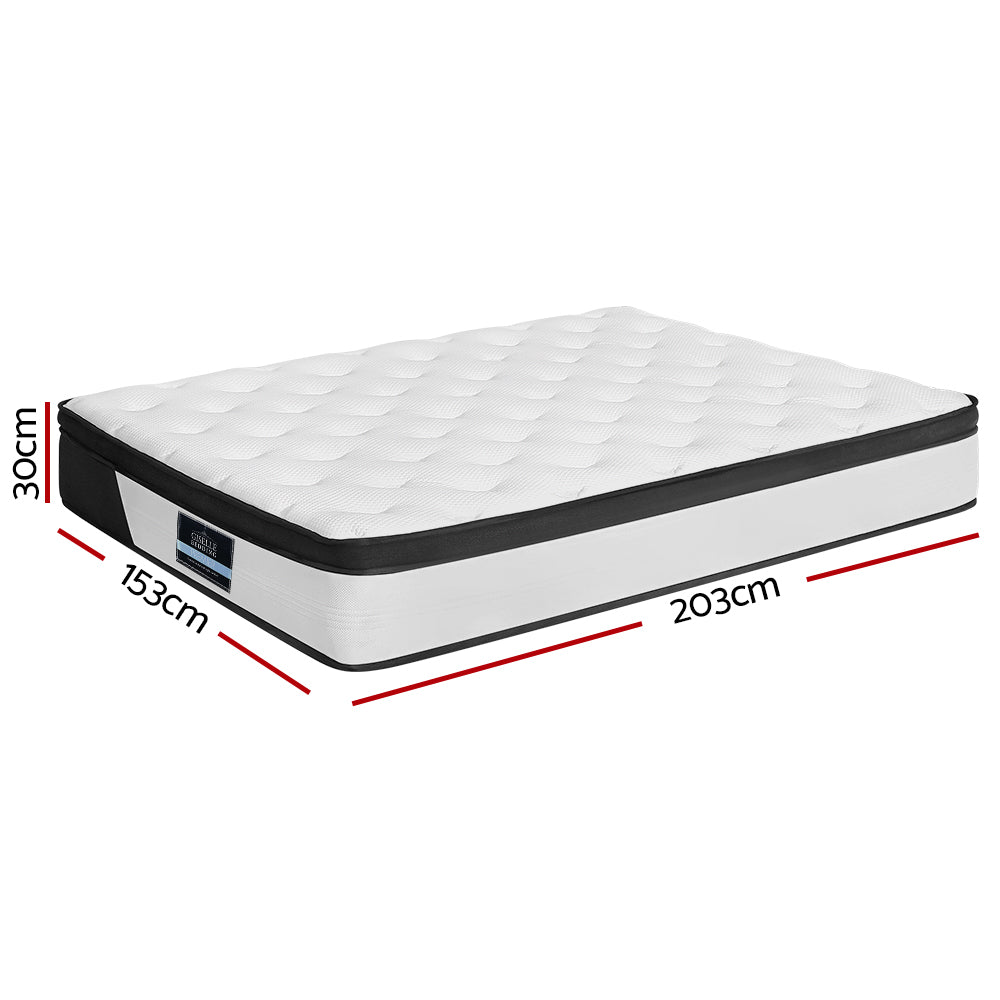 Giselle Bedding Mattress Pocket Spring Medium Firm 30cm PENA Mattresses Queen-Furniture &gt; Mattresses-PEROZ Accessories