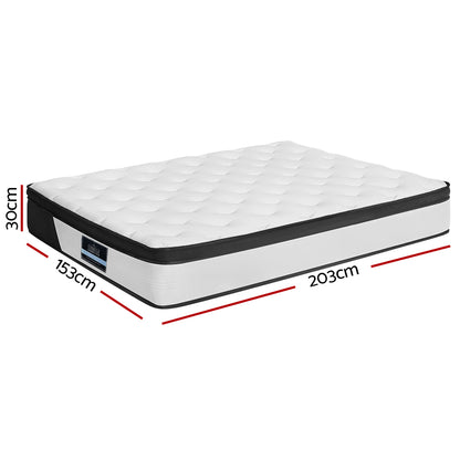 Giselle Bedding Mattress Pocket Spring Medium Firm 30cm PENA Mattresses Queen-Furniture &gt; Mattresses-PEROZ Accessories