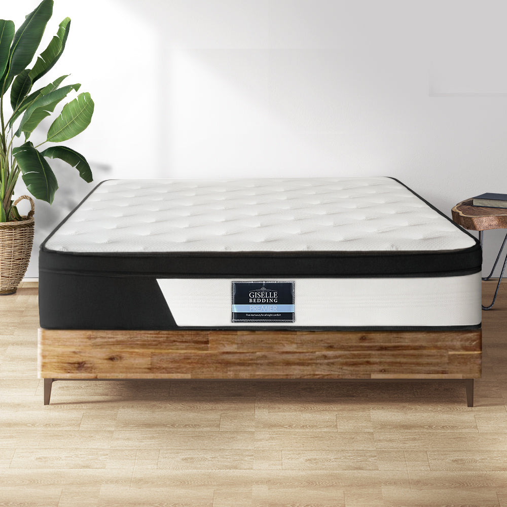 Giselle Bedding Mattress Pocket Spring Medium Firm 30cm PENA Mattresses Queen-Furniture &gt; Mattresses-PEROZ Accessories