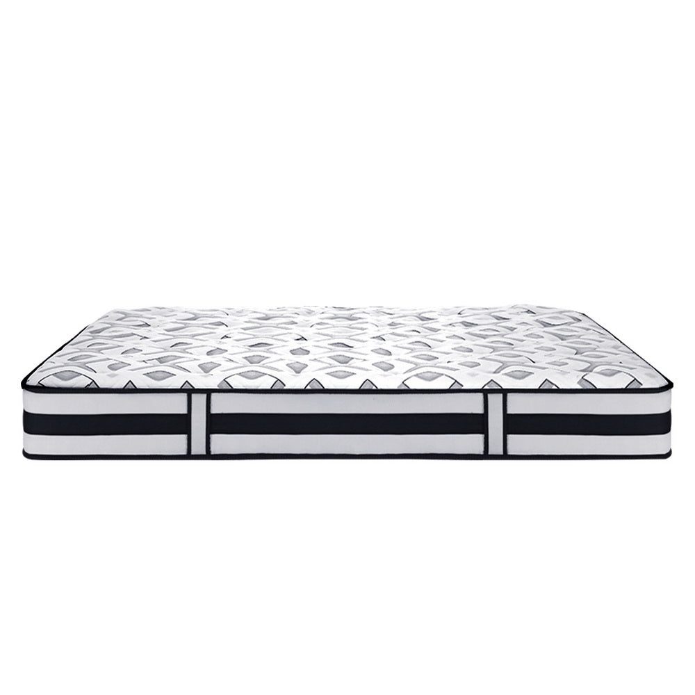 Giselle Bedding Rumba Tight Top Pocket Spring Mattress 24cm Thick Double-Furniture &gt; Mattresses-PEROZ Accessories