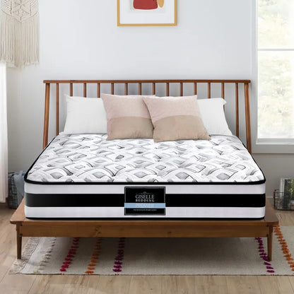 Giselle Bedding Rumba Tight Top Pocket Spring Mattress 24cm Thick King-Furniture &gt; Mattresses-PEROZ Accessories
