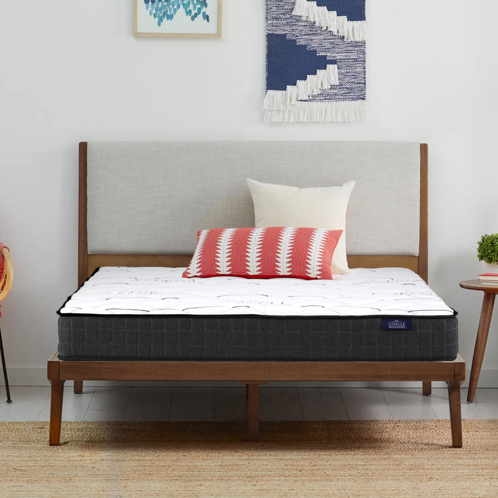 Giselle Bedding Glay Bonnell Spring Mattress 16cm Thick Double-Furniture &gt; Mattresses-PEROZ Accessories