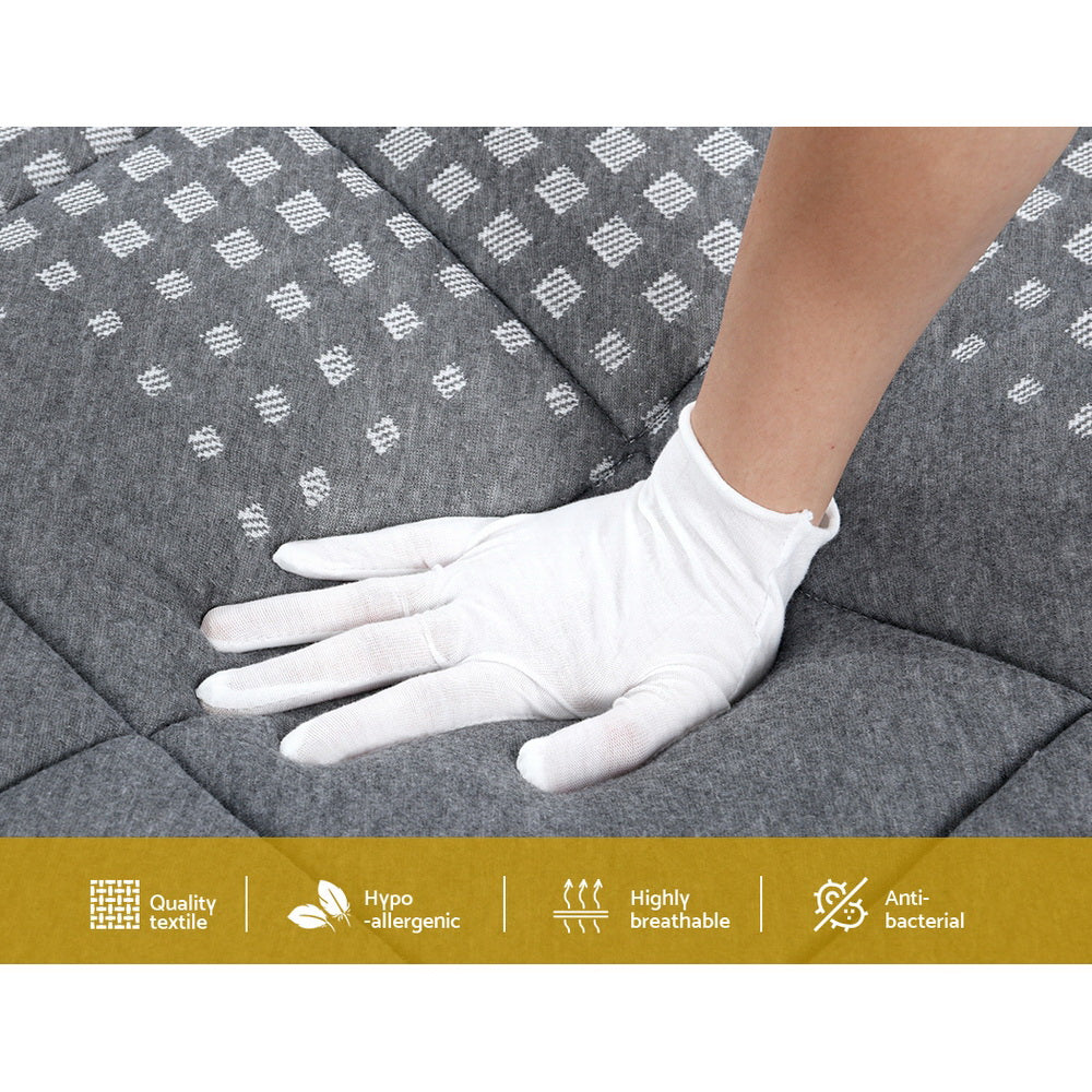 Giselle Mattress Pillow Top Bed Size Bonnell Spring Medium Firm Foam 18CM KS-Furniture &gt; Mattresses-PEROZ Accessories