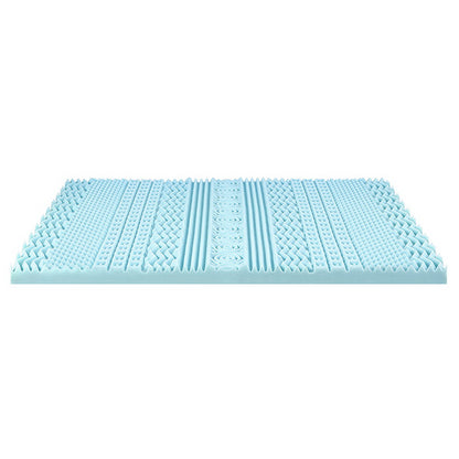 Giselle Bedding Memory Foam Mattress Topper 11-Zone 8cm Single-Home &amp; Garden &gt; Bedding-PEROZ Accessories