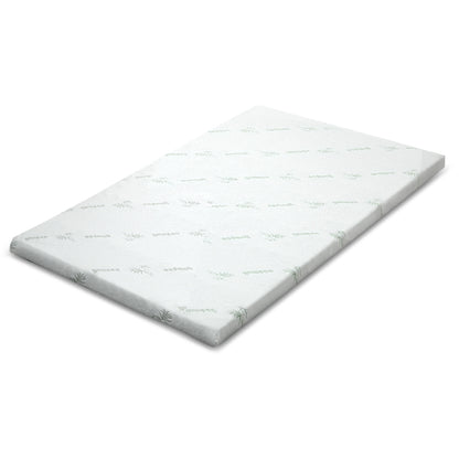 Giselle Bedding Cool Gel Memory Foam Mattress Topper w/Bamboo Cover 5cm - Queen-Furniture &gt; Mattresses-PEROZ Accessories