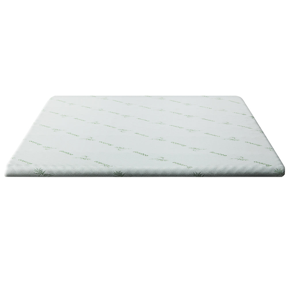 Giselle Bedding Cool Gel Memory Foam Mattress Topper w/Bamboo Cover 5cm - Single-Furniture &gt; Mattresses-PEROZ Accessories